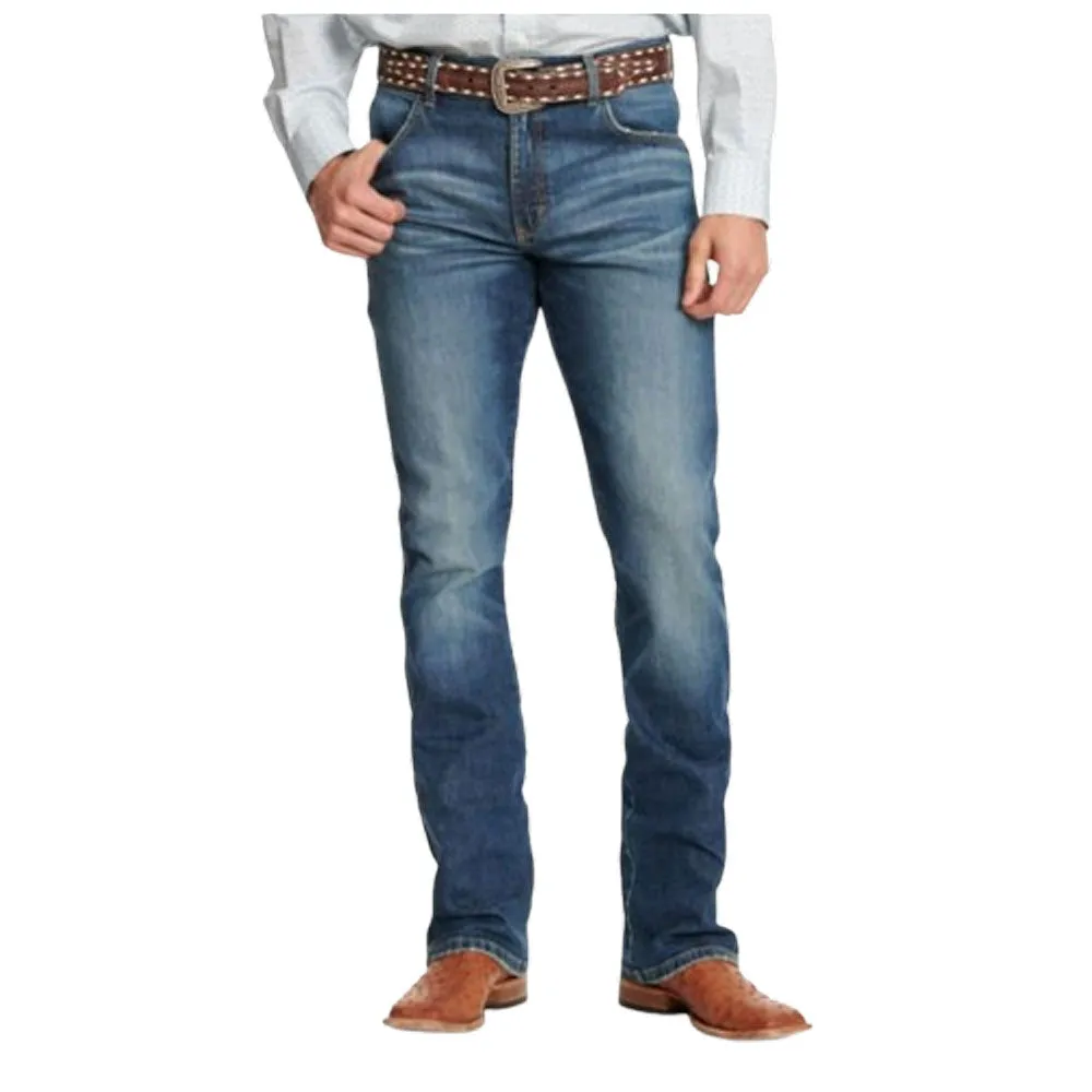 112353227 Wrangler Men's Retro Slim Fit Bootcut Jeans - Whitley