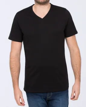 2t Felix Tall V-Neck T-Shirt (black)