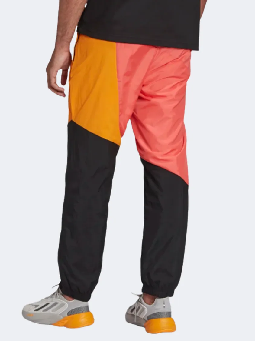 Adidas Adicolor Colorblock Men Original Pant Black/Turbo/Orange