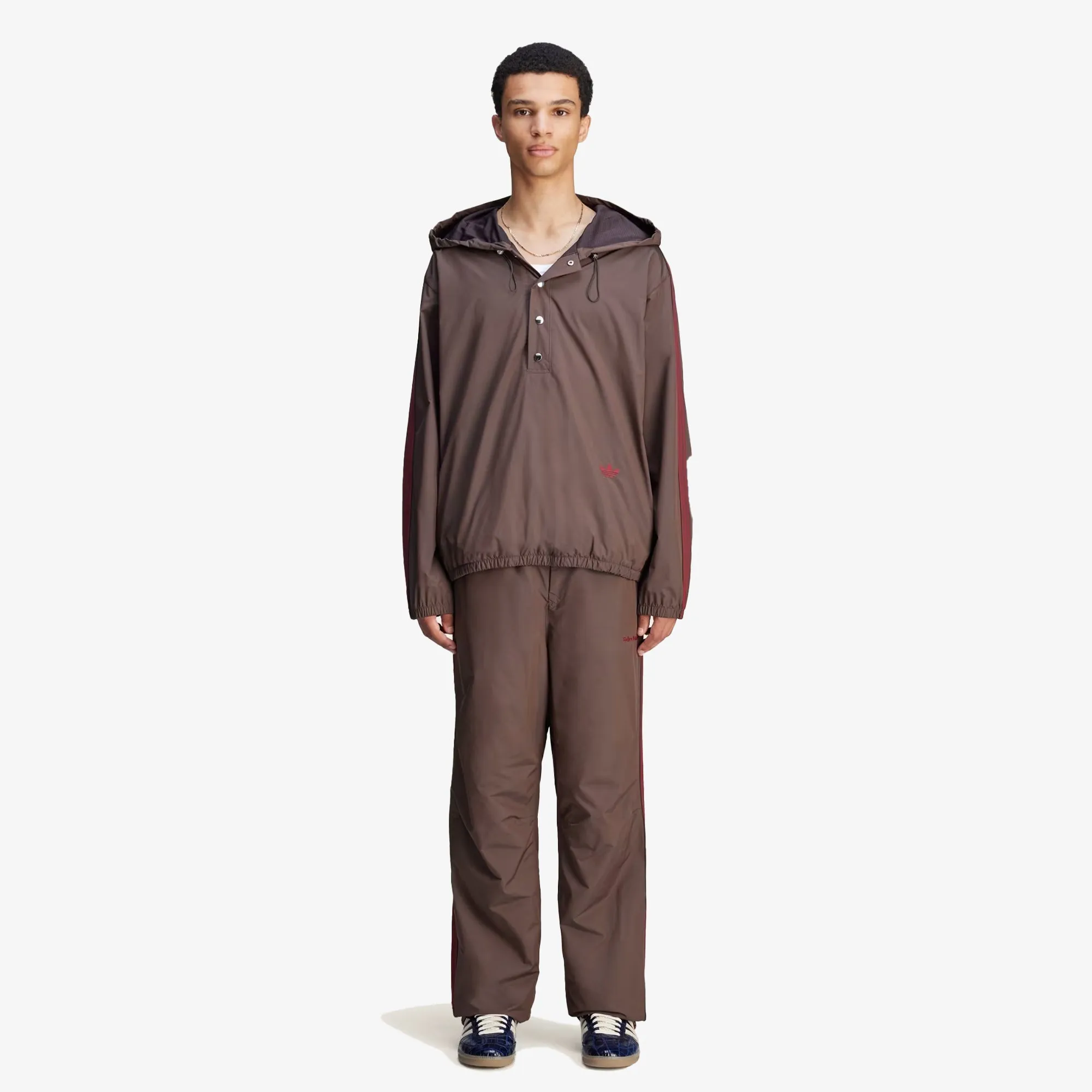 Adidas Originals | WALES BONNER NYLON TRACK PANTS { NIGHT BROWN