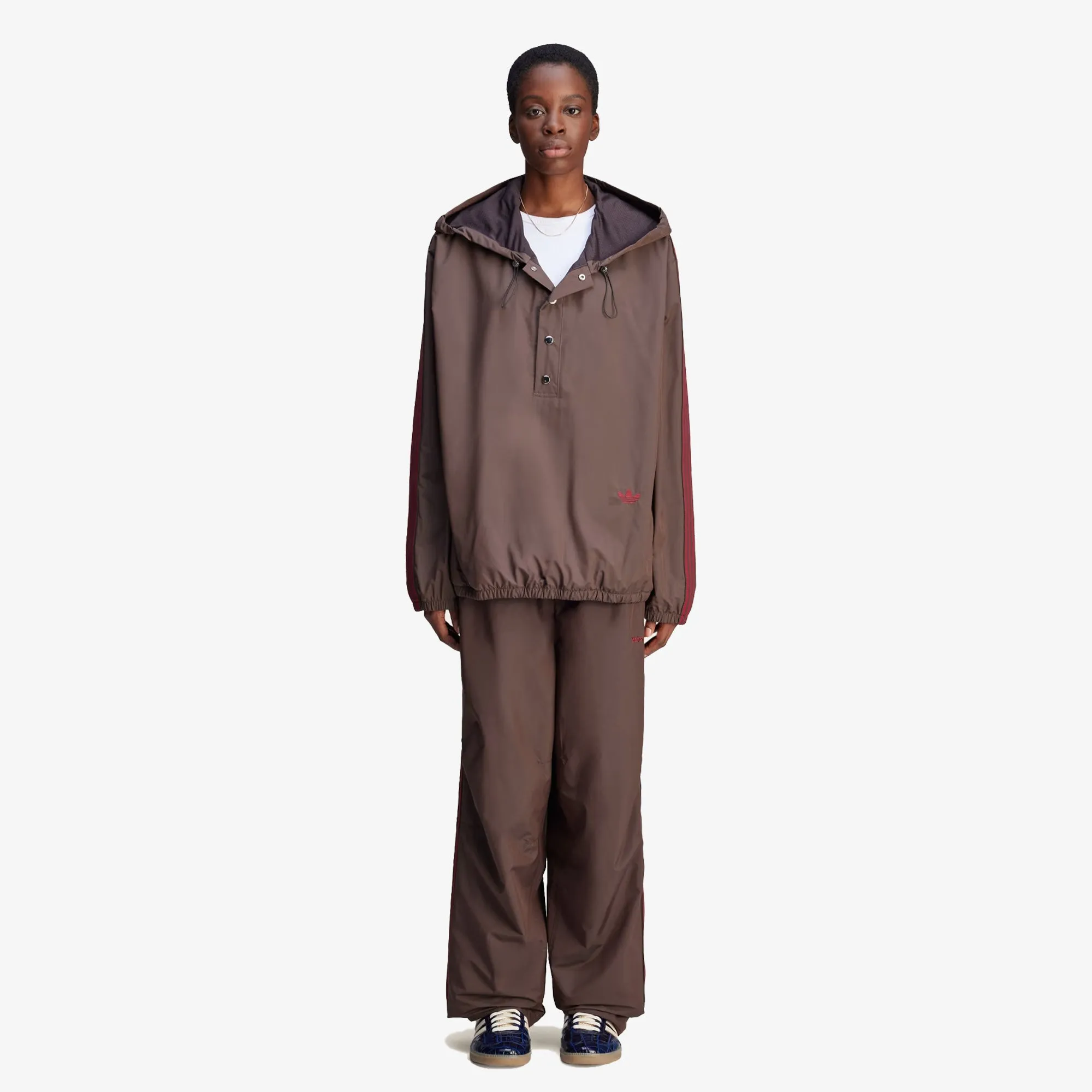 Adidas Originals | WALES BONNER NYLON TRACK PANTS { NIGHT BROWN