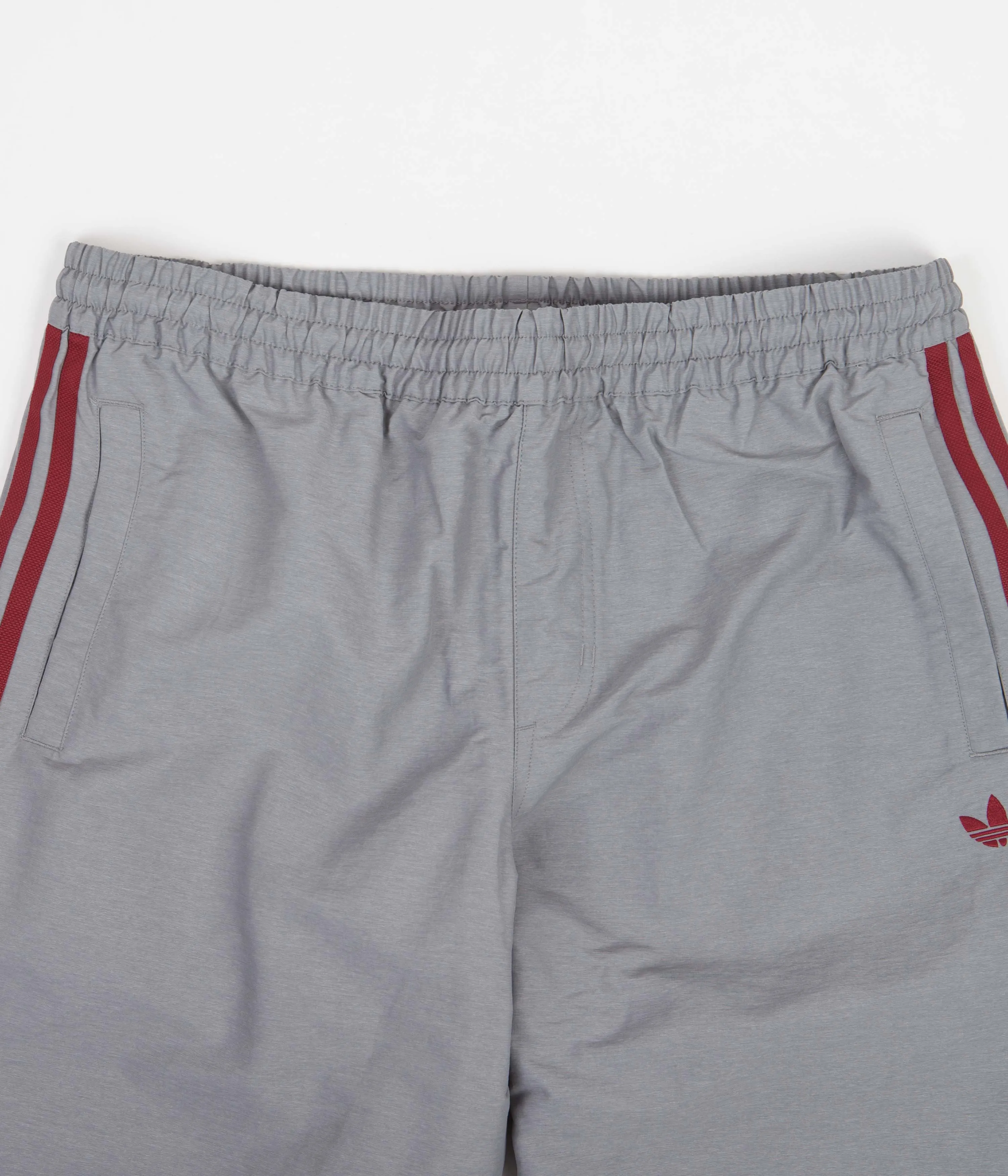 Adidas Superstar Track Pants - Grey / White / Team Victory Red