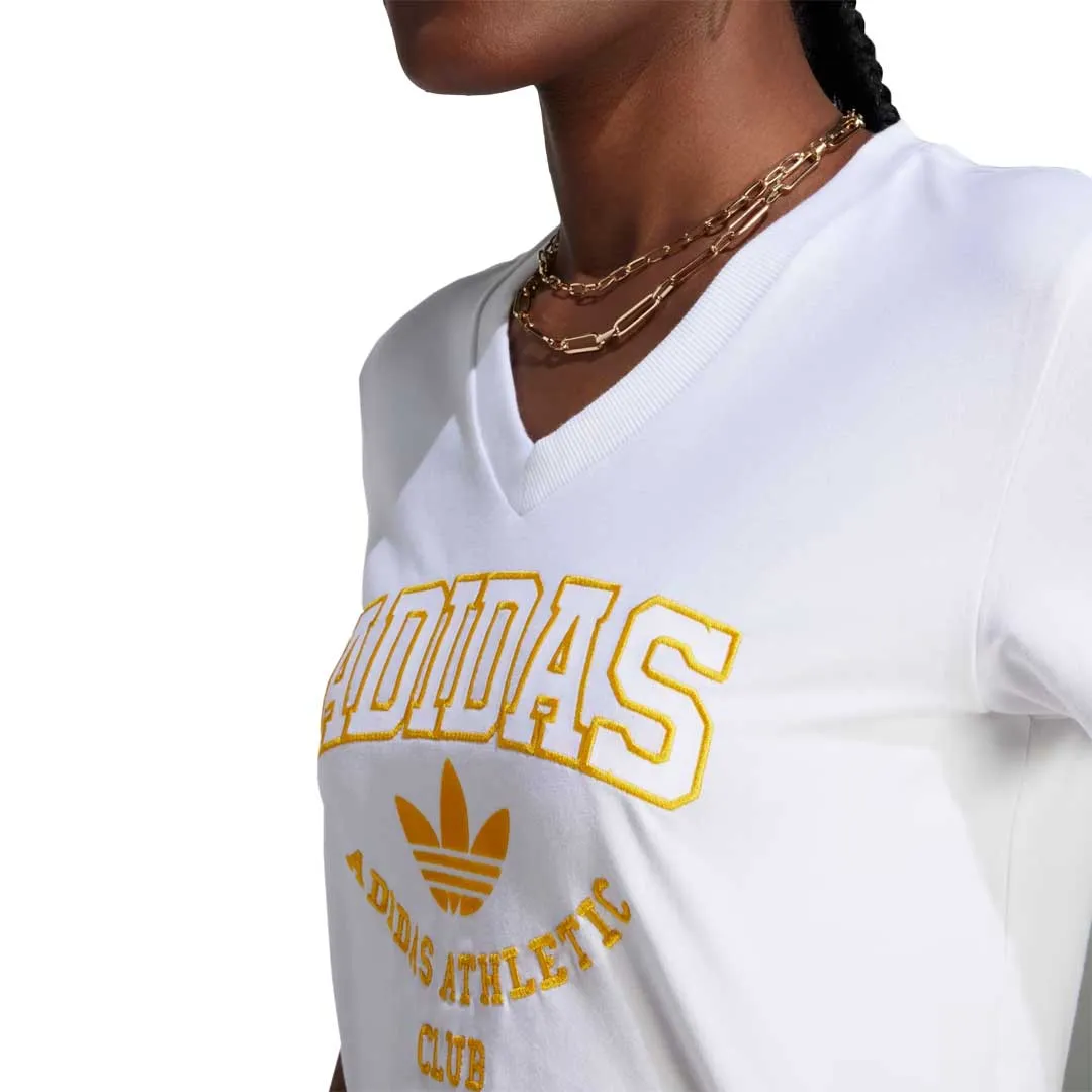 adidas - Women's Originals Cropped Lace Trim T-Shirt (II5608)