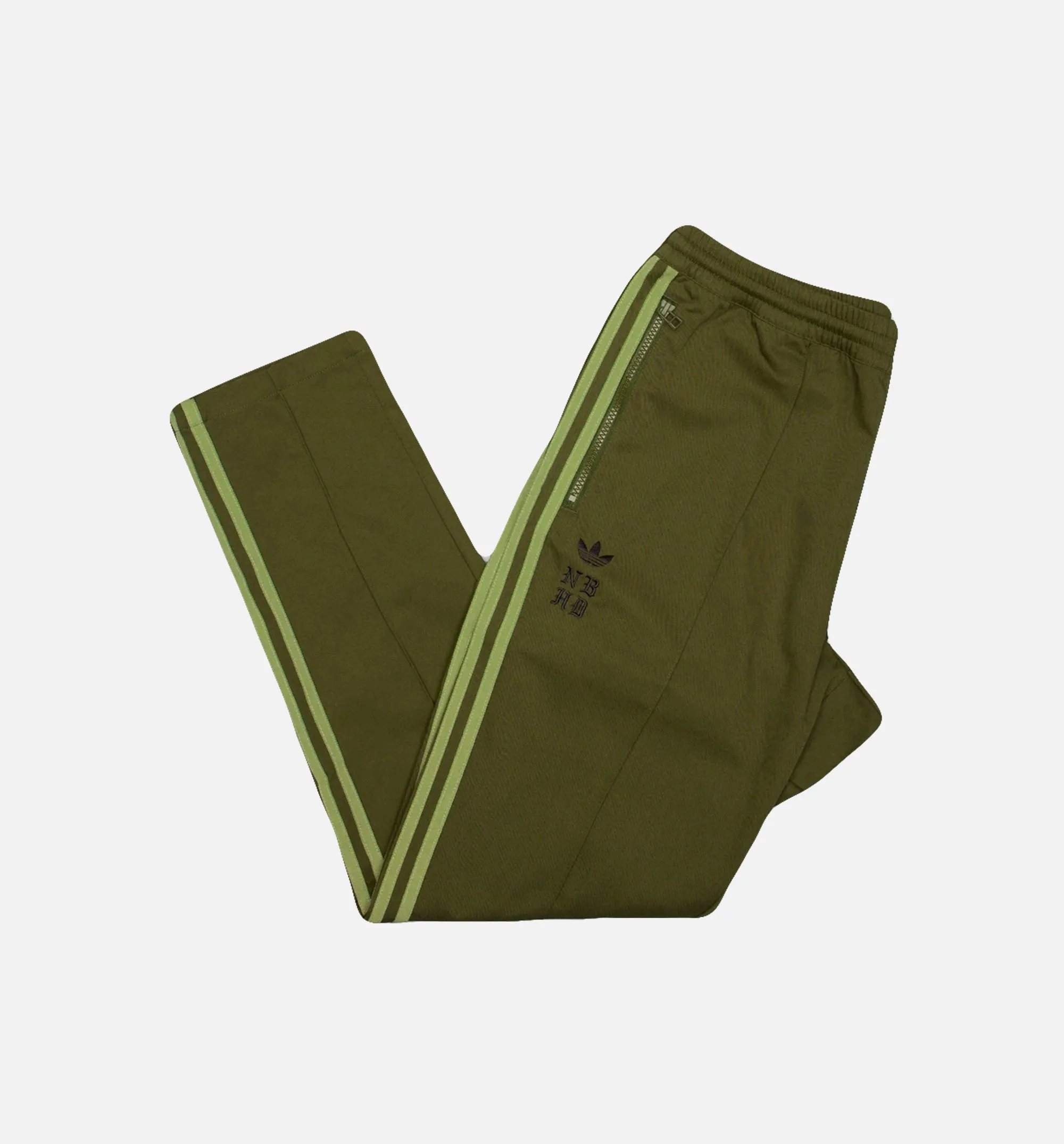 adidas X Neighborhood Collection Mens Track Pants - Olive Green/White