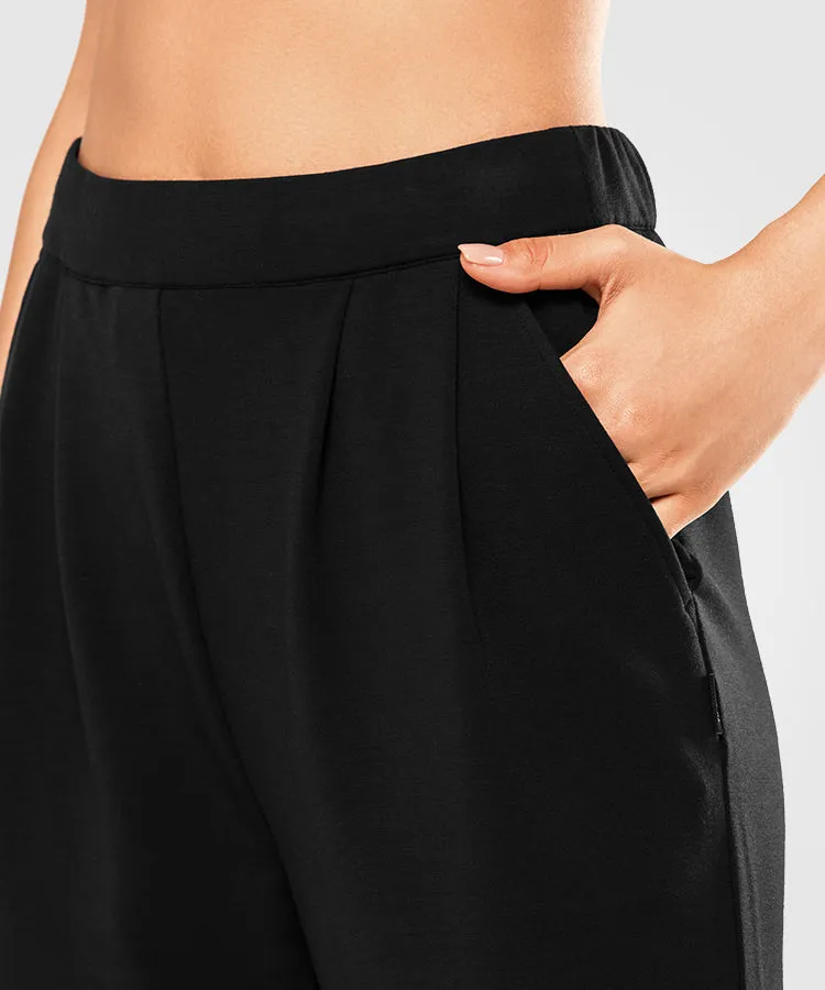 Anywhere Pockets Pleated Track Pants | Women's Sports Pants