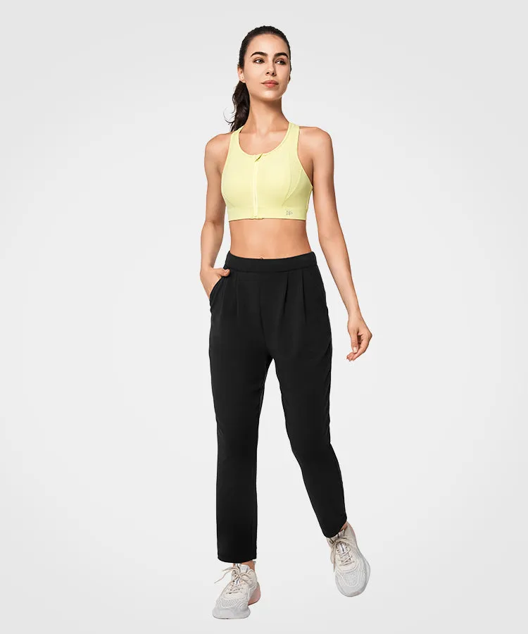 Anywhere Pockets Pleated Track Pants | Women's Sports Pants