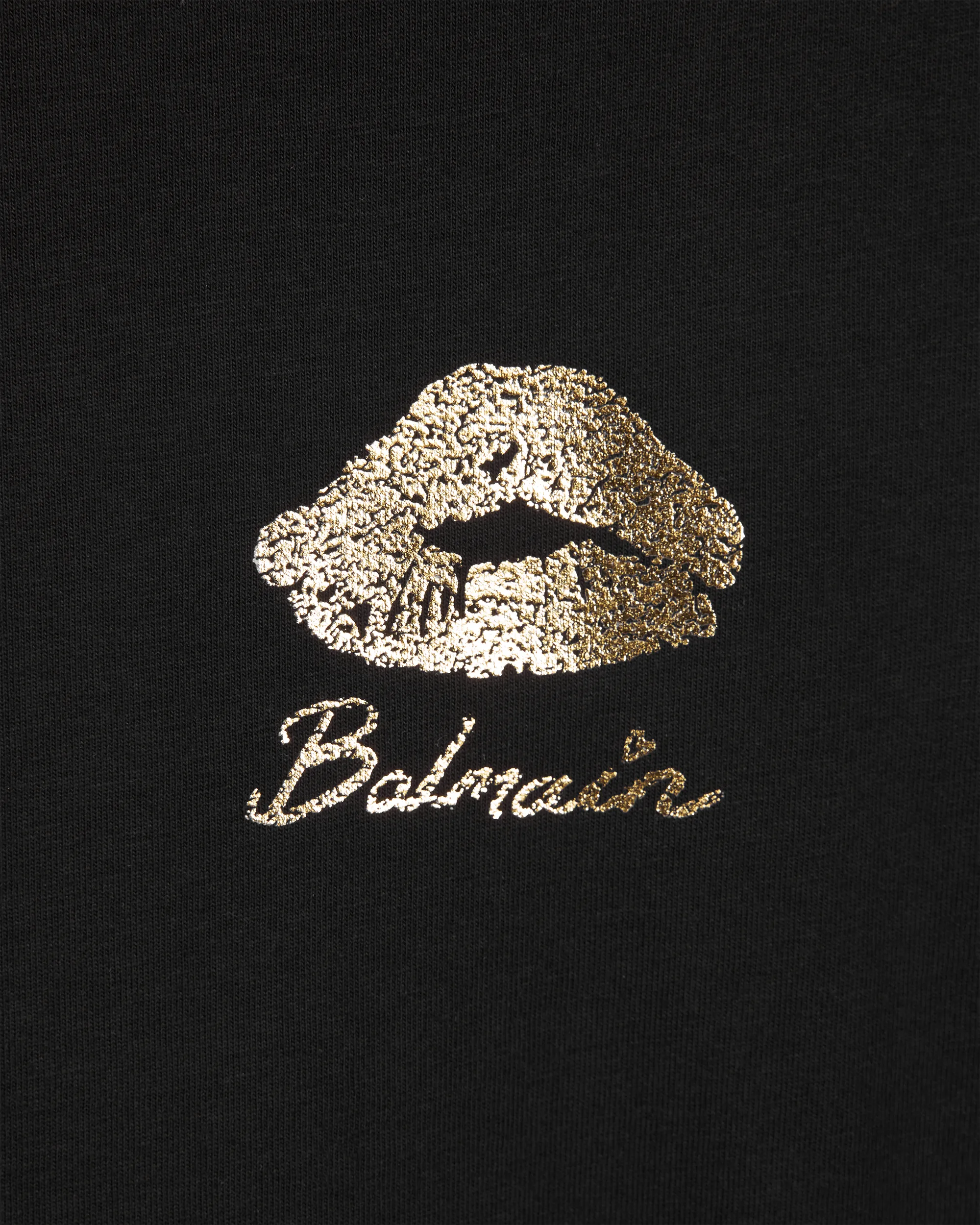 Balmain Gold Kiss Printed T-Shirt