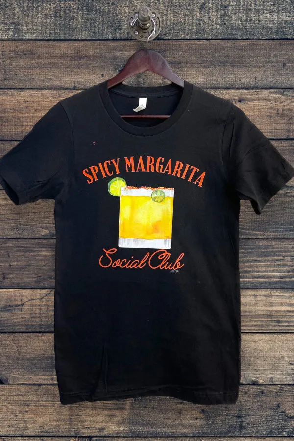 BC DTF SPICY MARGARITA SOCIAL CLUB - BLACK