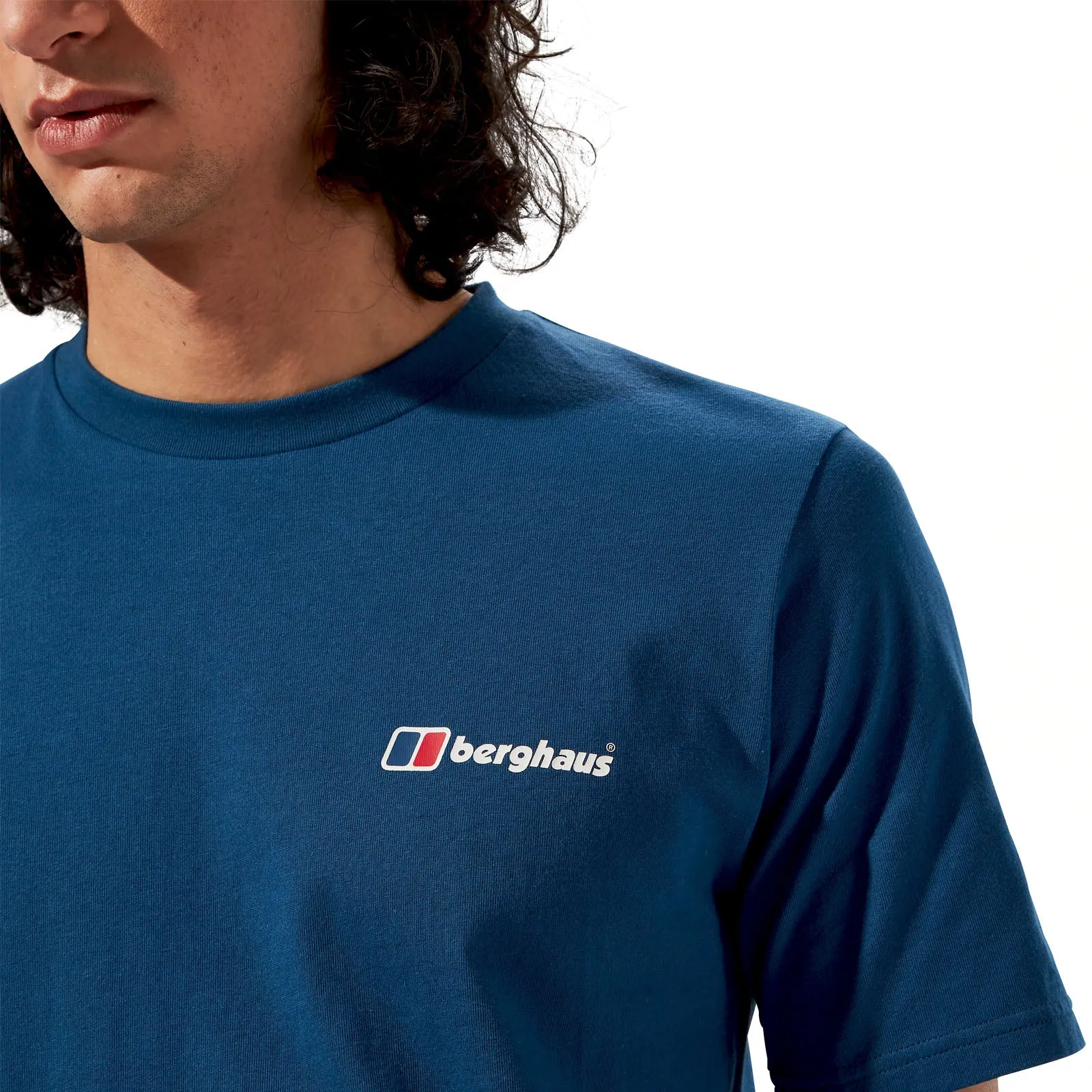 Berghaus Mens Organic Front & Back Logo Cotton T-Shirt