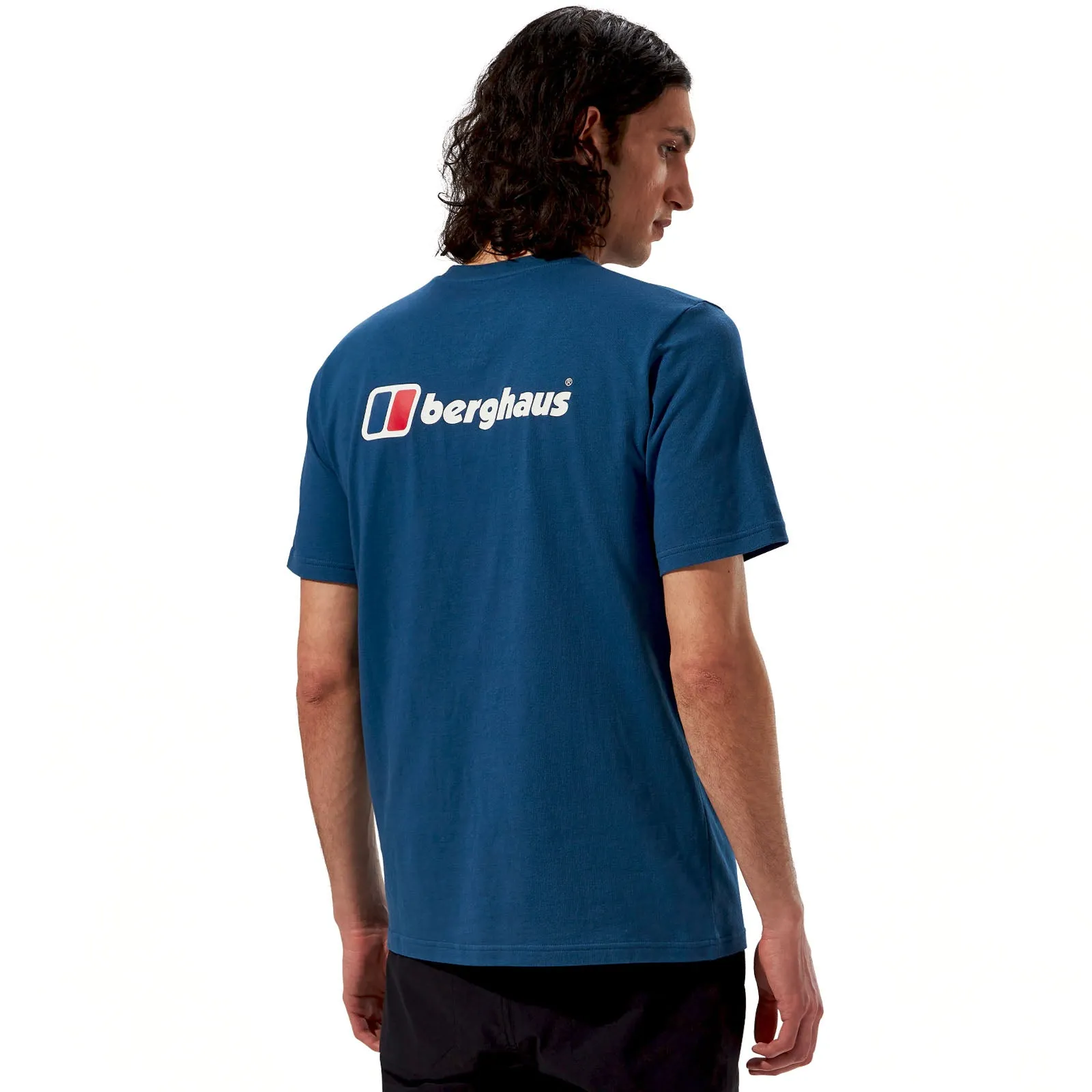 Berghaus Mens Organic Front & Back Logo Cotton T-Shirt