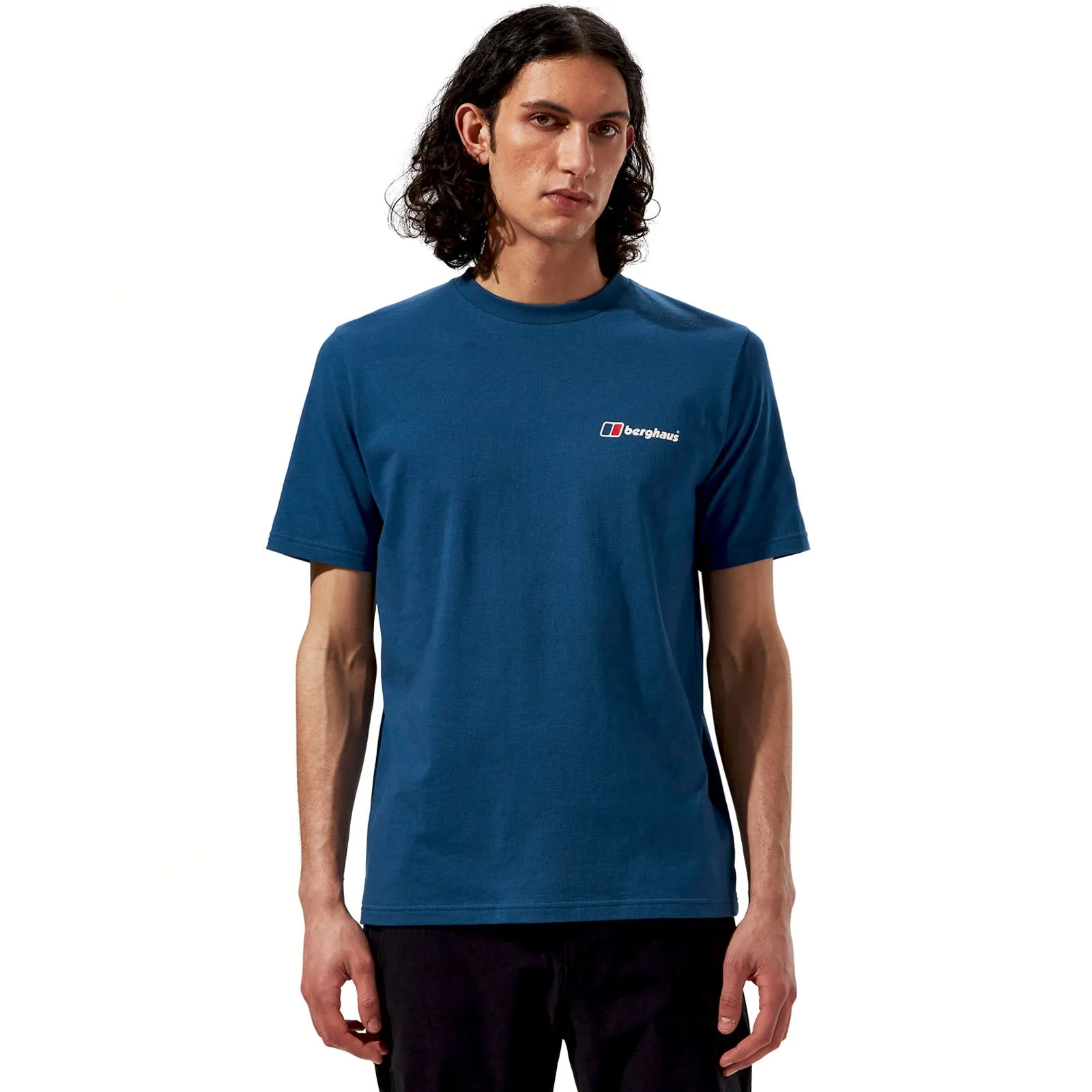 Berghaus Mens Organic Front & Back Logo Cotton T-Shirt