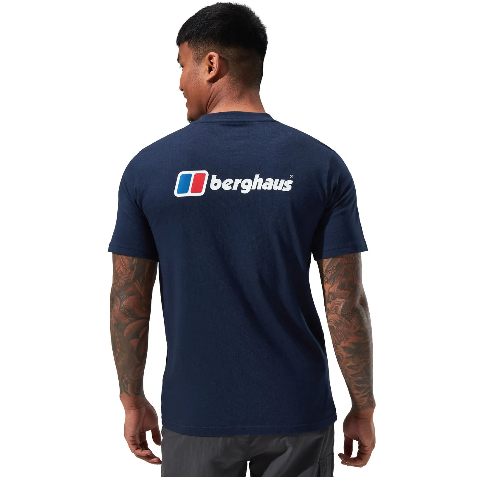 Berghaus Mens Organic Front & Back Logo Cotton T-Shirt