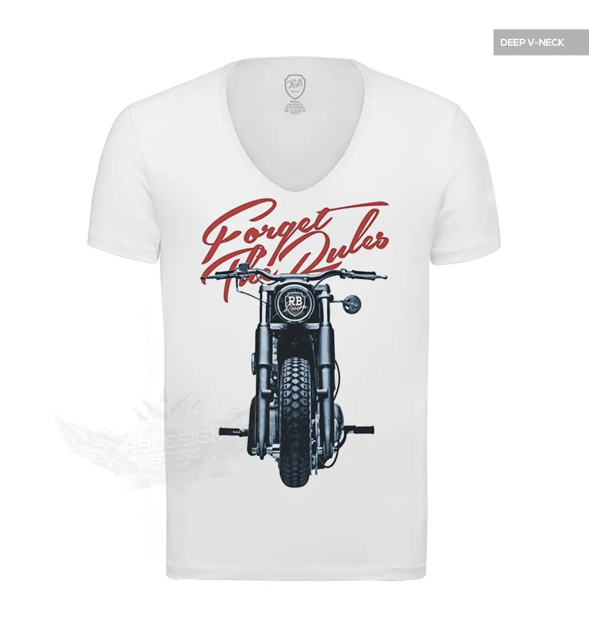 Bike Mens T-shirt Motorcycle Forget The Rules RB Design Tank Top MD273