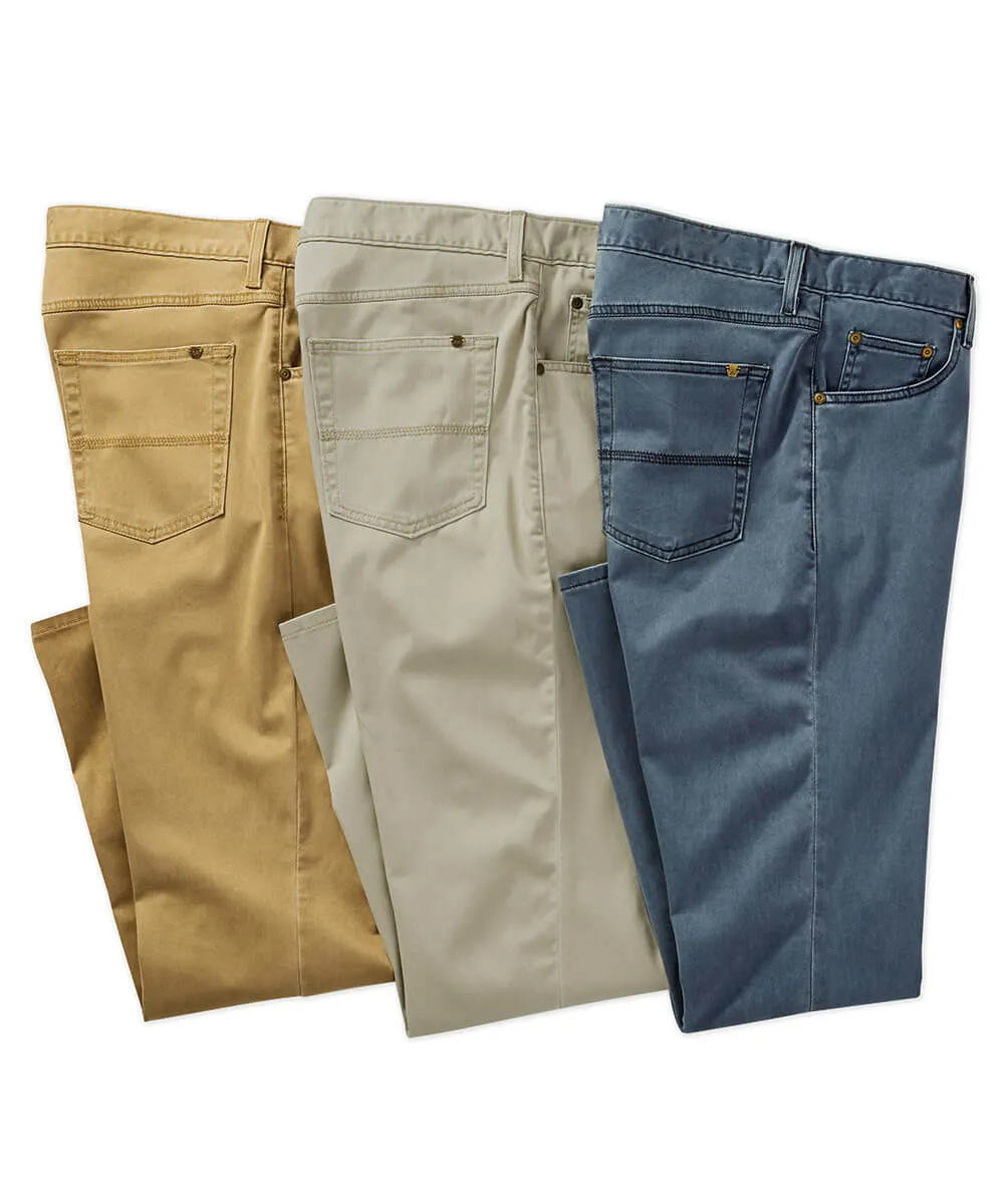 Bills Khakis 4-Way Stretch Tencel Twill 5-Pocket Pant