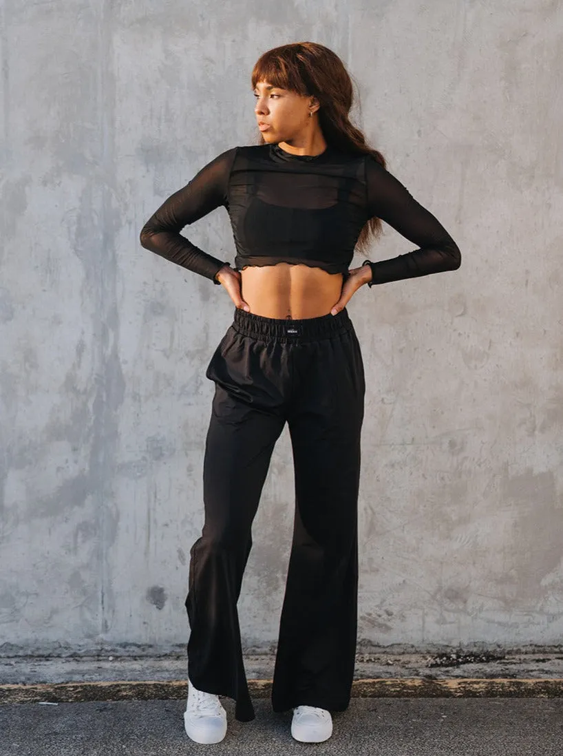 Black Track Pant