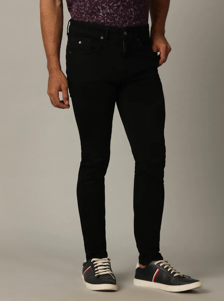 Black Washed Slim Fit Jeans | Greenfibre