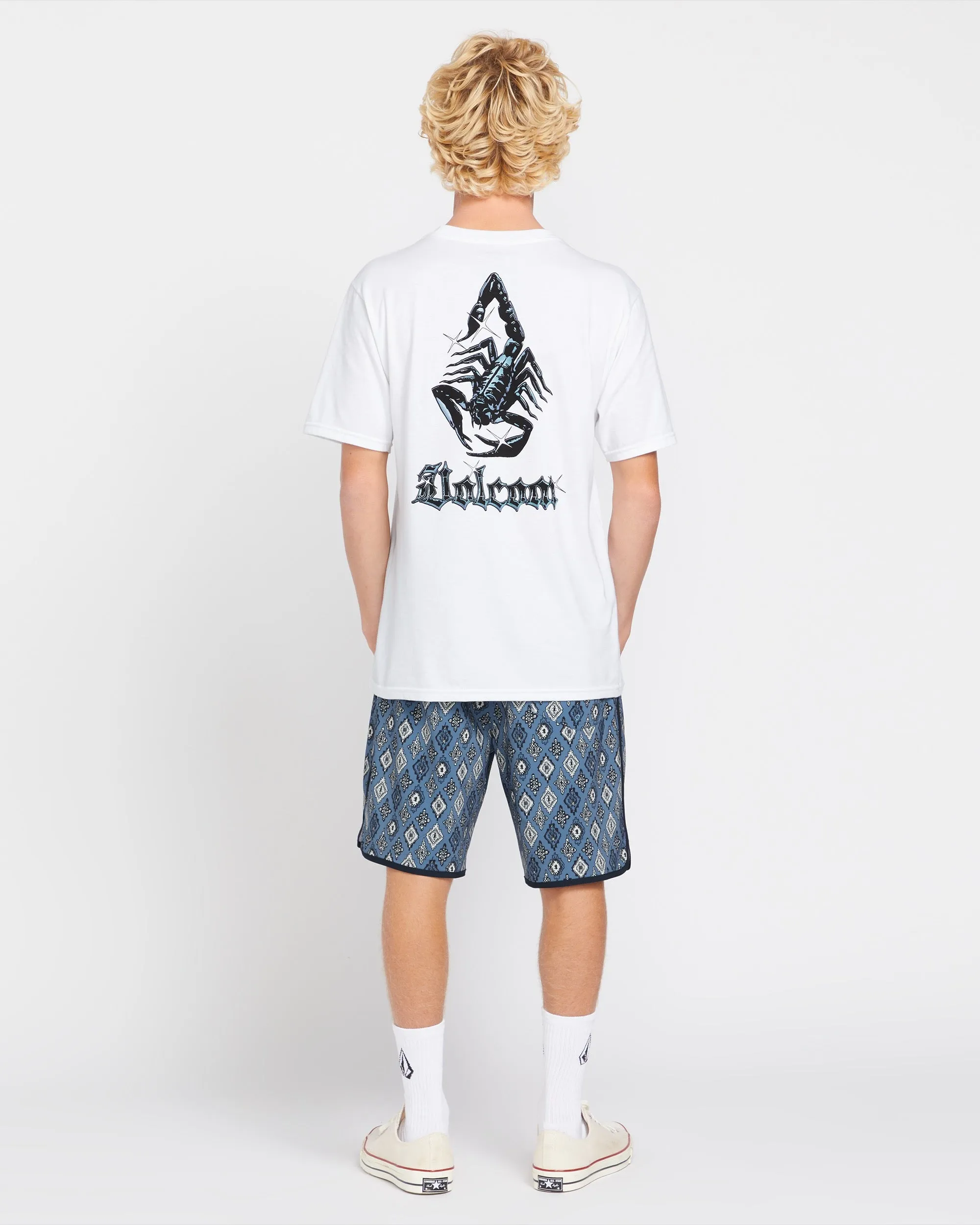 Blazing Venom Short Sleeve Tee - White