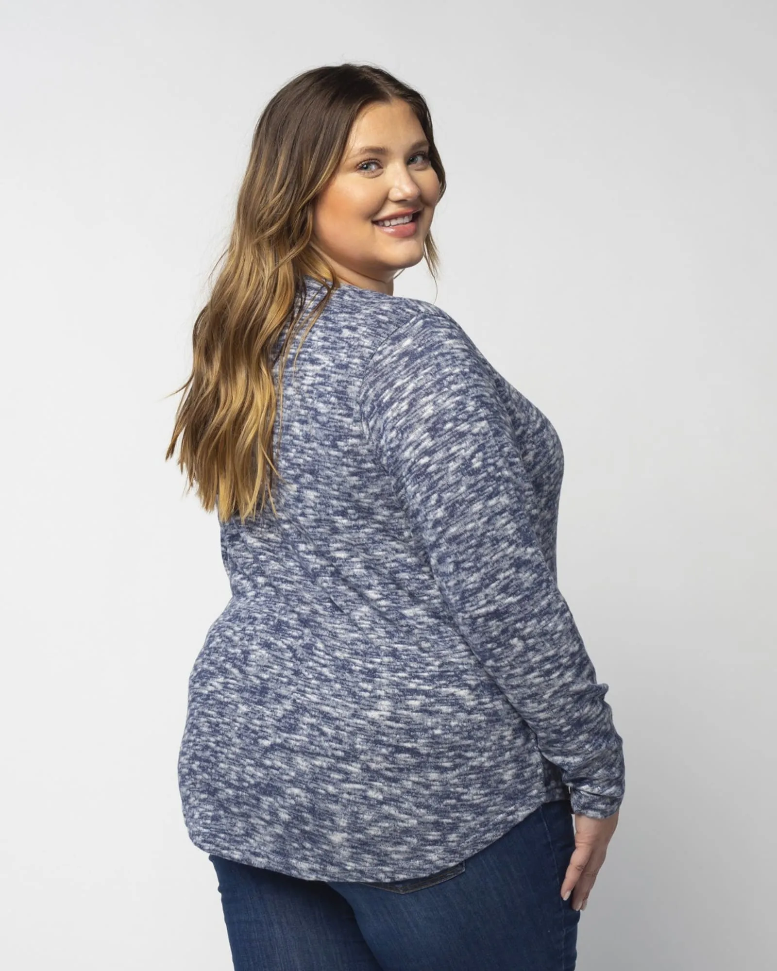 Comfort Zone Top | Navy