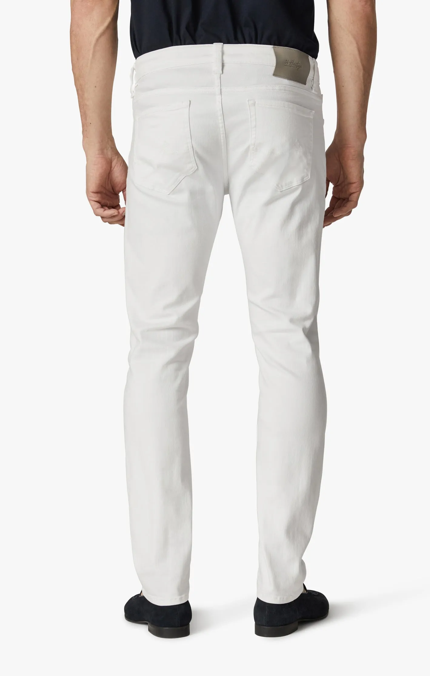 Cool Tapered Leg Pants In Double White Comfort