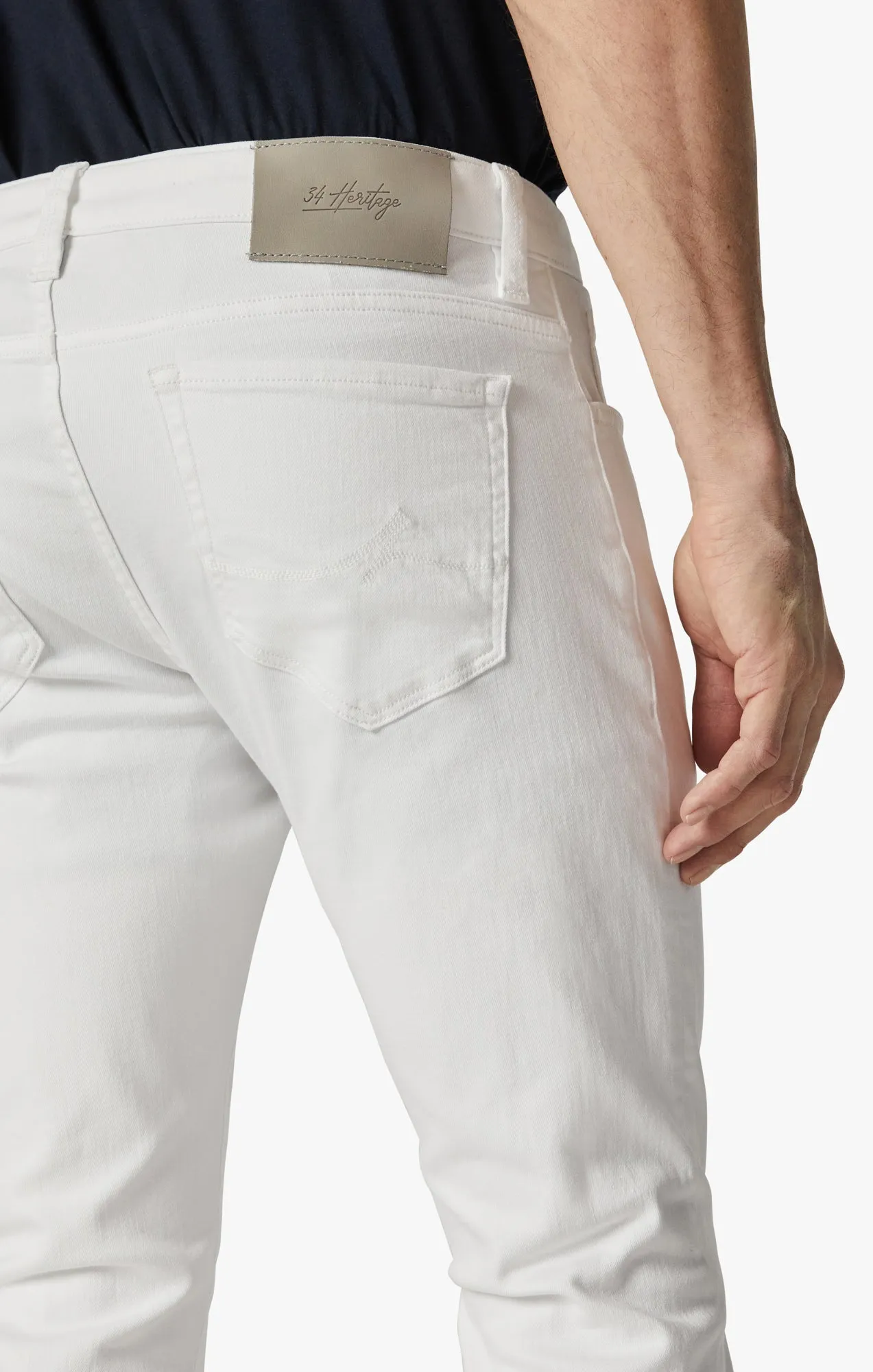 Cool Tapered Leg Pants In Double White Comfort