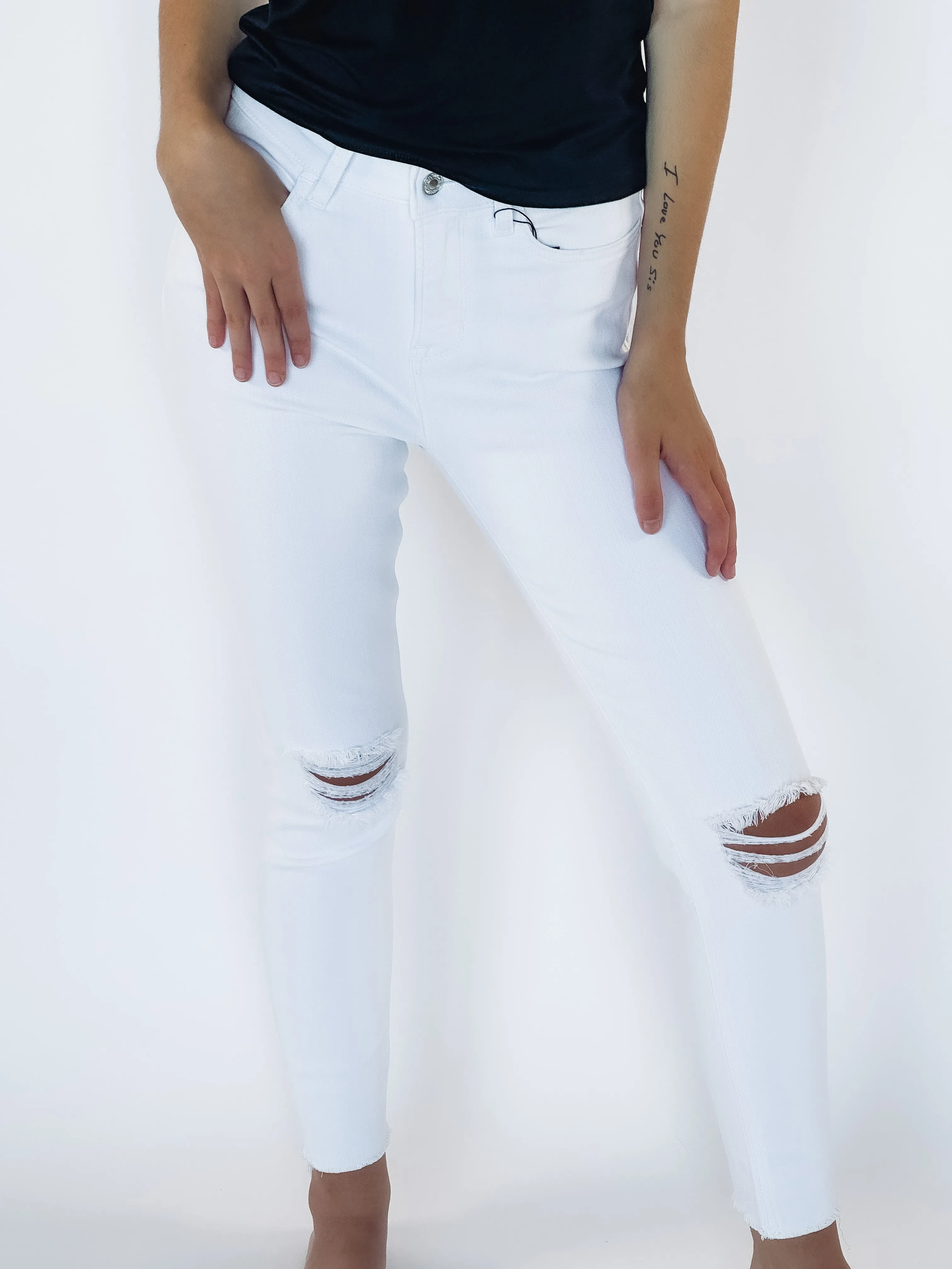 Double Take High Rise Skinny Jeans