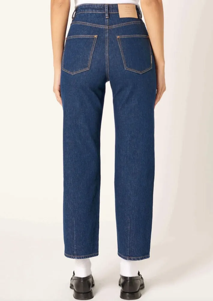 Edie Cropped Straight Rinse