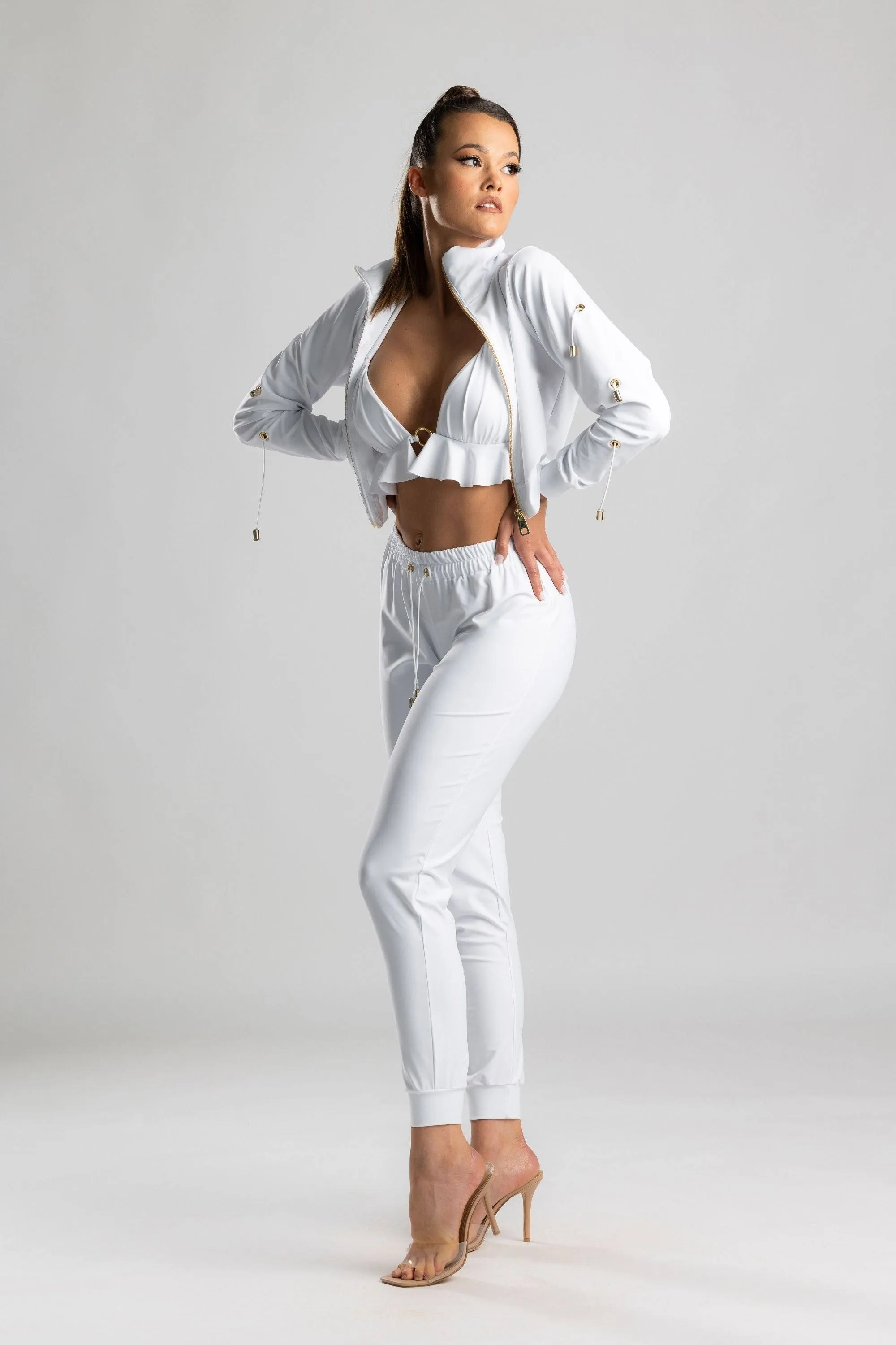 ELEGANT TRACK PANTS