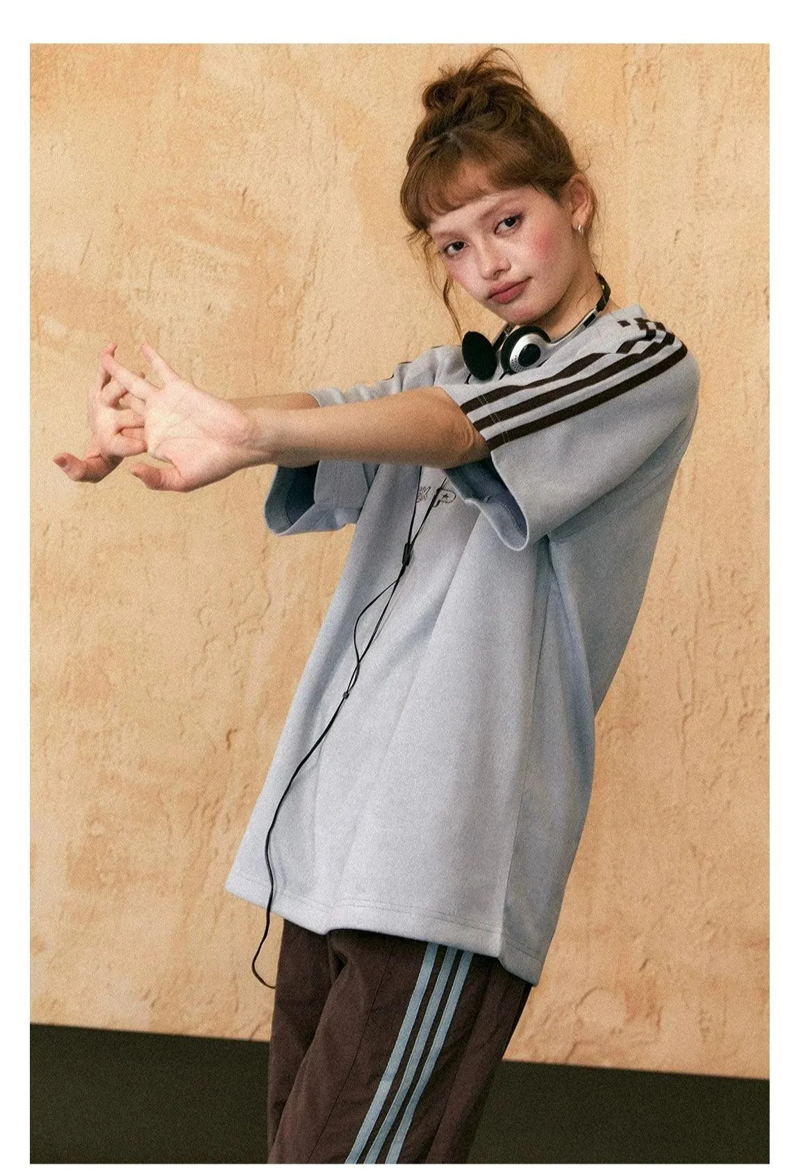 Ezek Free Project Sporty Two-Piece Set - Unisex Graphic T-Shirt And Wide-Leg Track Pants