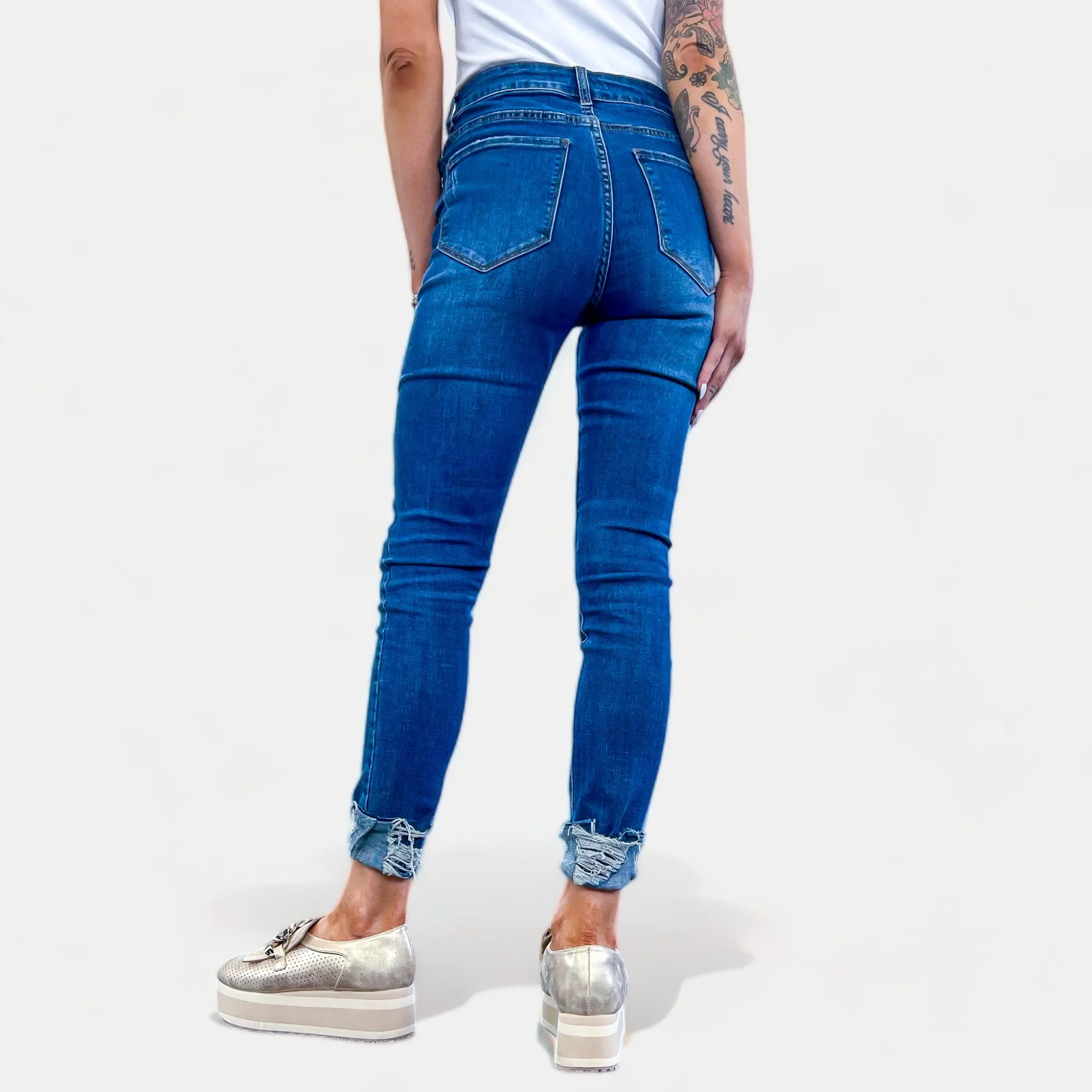 GP1003 Distressed Skinny Jeans [NO RETURNS]