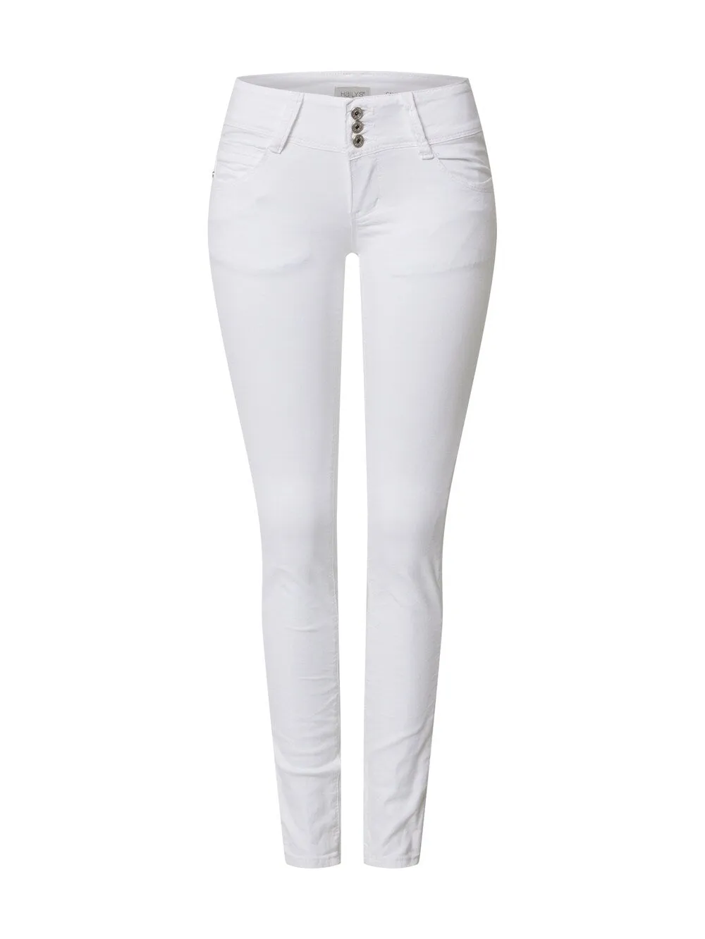 Hailys Camila slim fit jeans, white