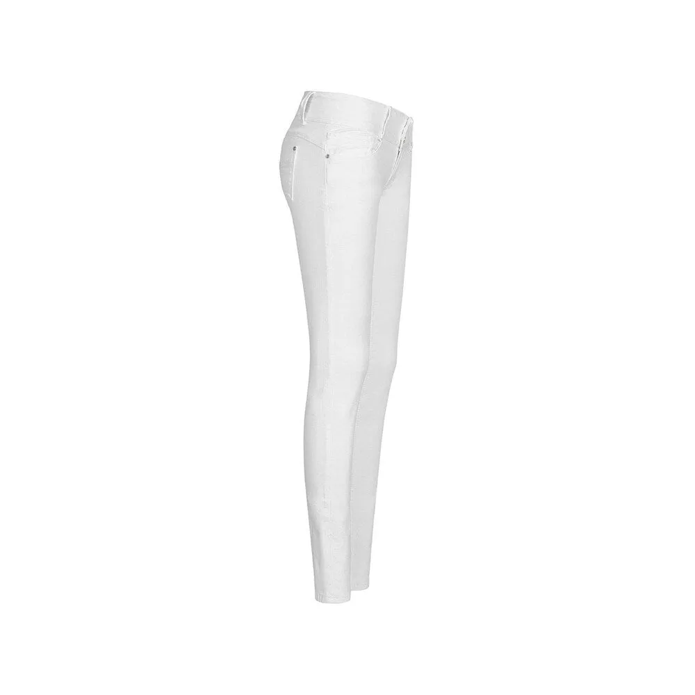 Hailys Camila slim fit jeans, white