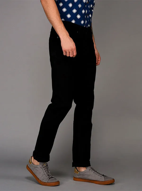 Jet Black Slim Fit Jeans | JadeBlue