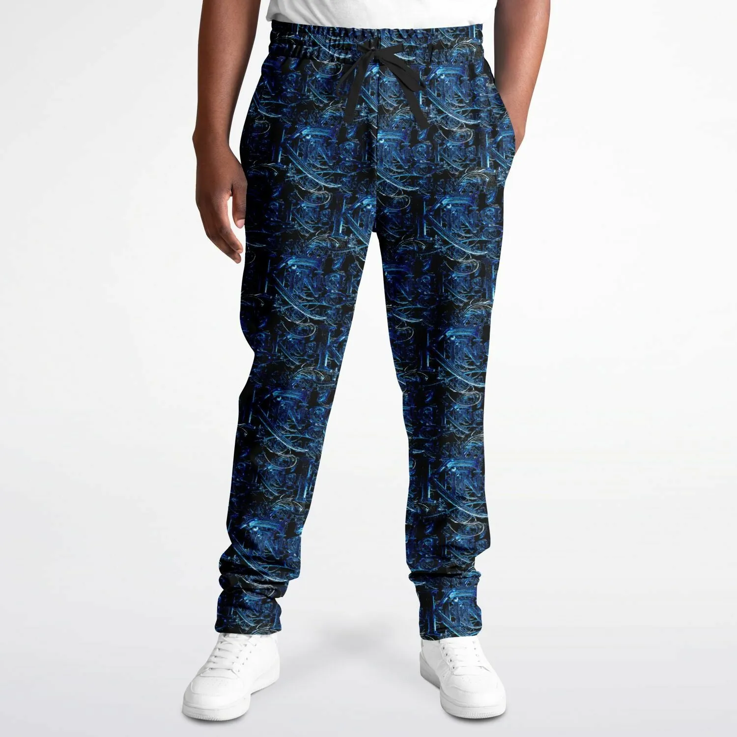 KING 02-01 Black Men's Designer Track Pants