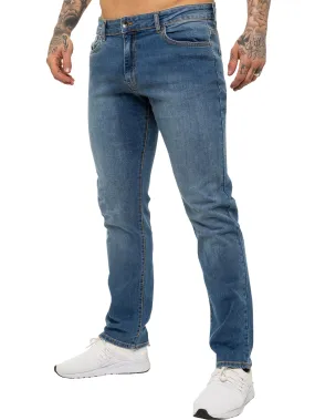 Kruze | Mens Straight Leg Stretch Jeans