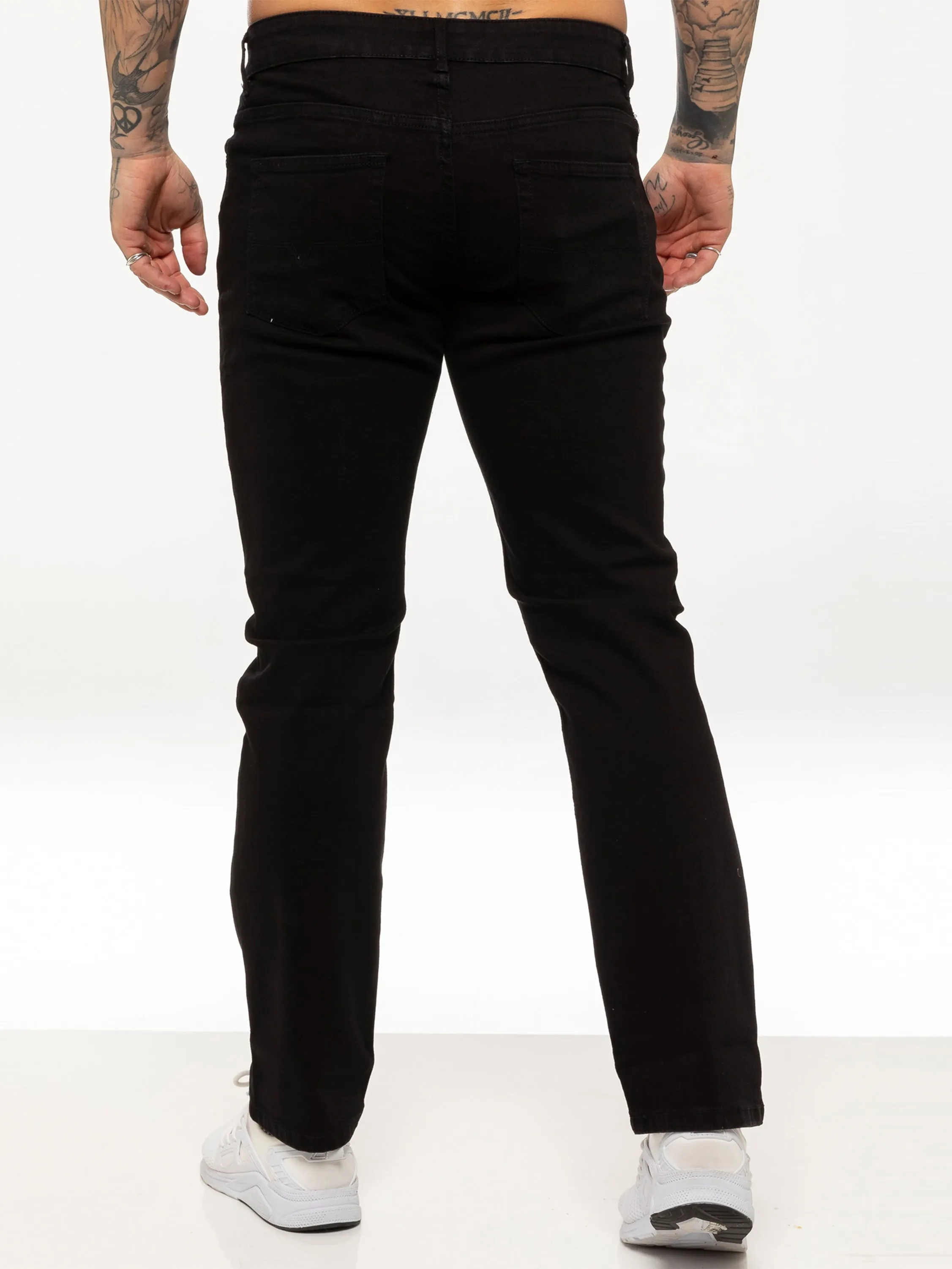 Kruze | Mens Straight Leg Stretch Jeans