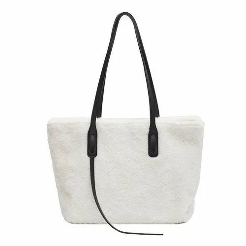 Large-capacity Fashion Plush One-Shoulder Bag