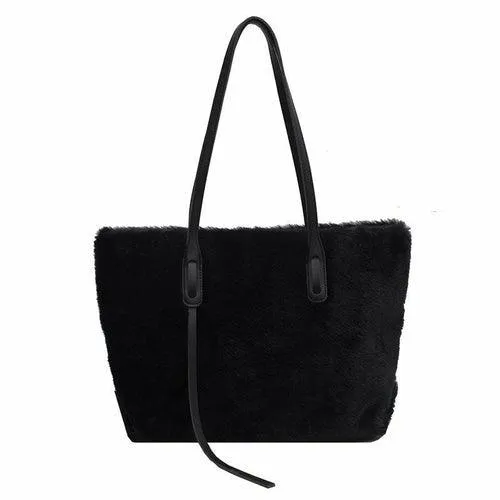 Large-capacity Fashion Plush One-Shoulder Bag