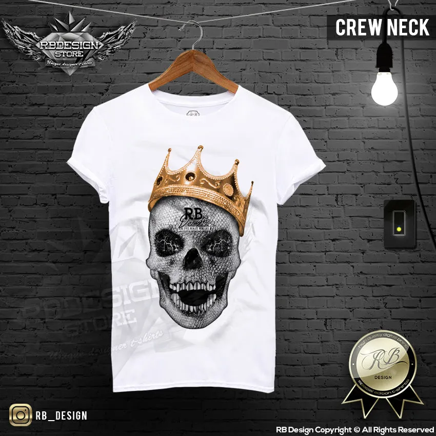 Men's Diamond Skull T-shirt The Last King RB Design Tank Top MD437