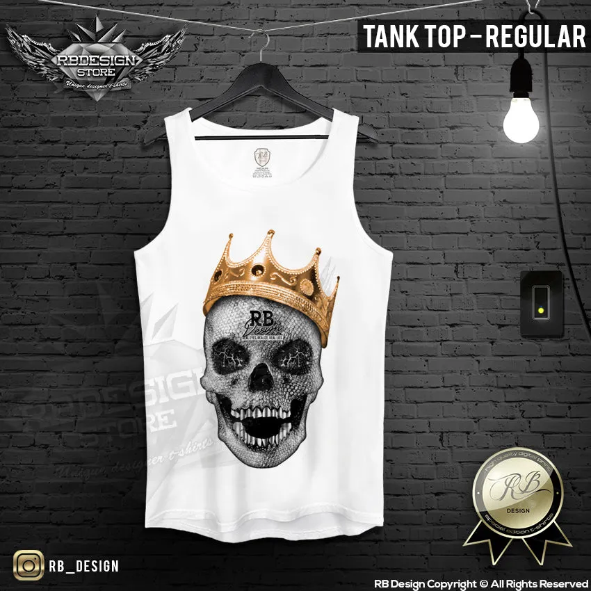 Men's Diamond Skull T-shirt The Last King RB Design Tank Top MD437