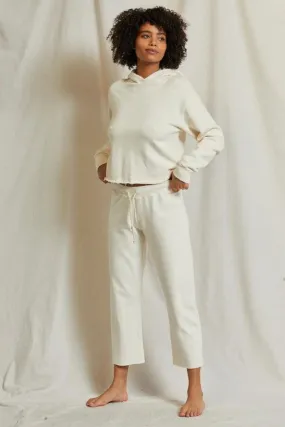 Perfect White Tee - Jamaica Sweatpant - Bright Ivory