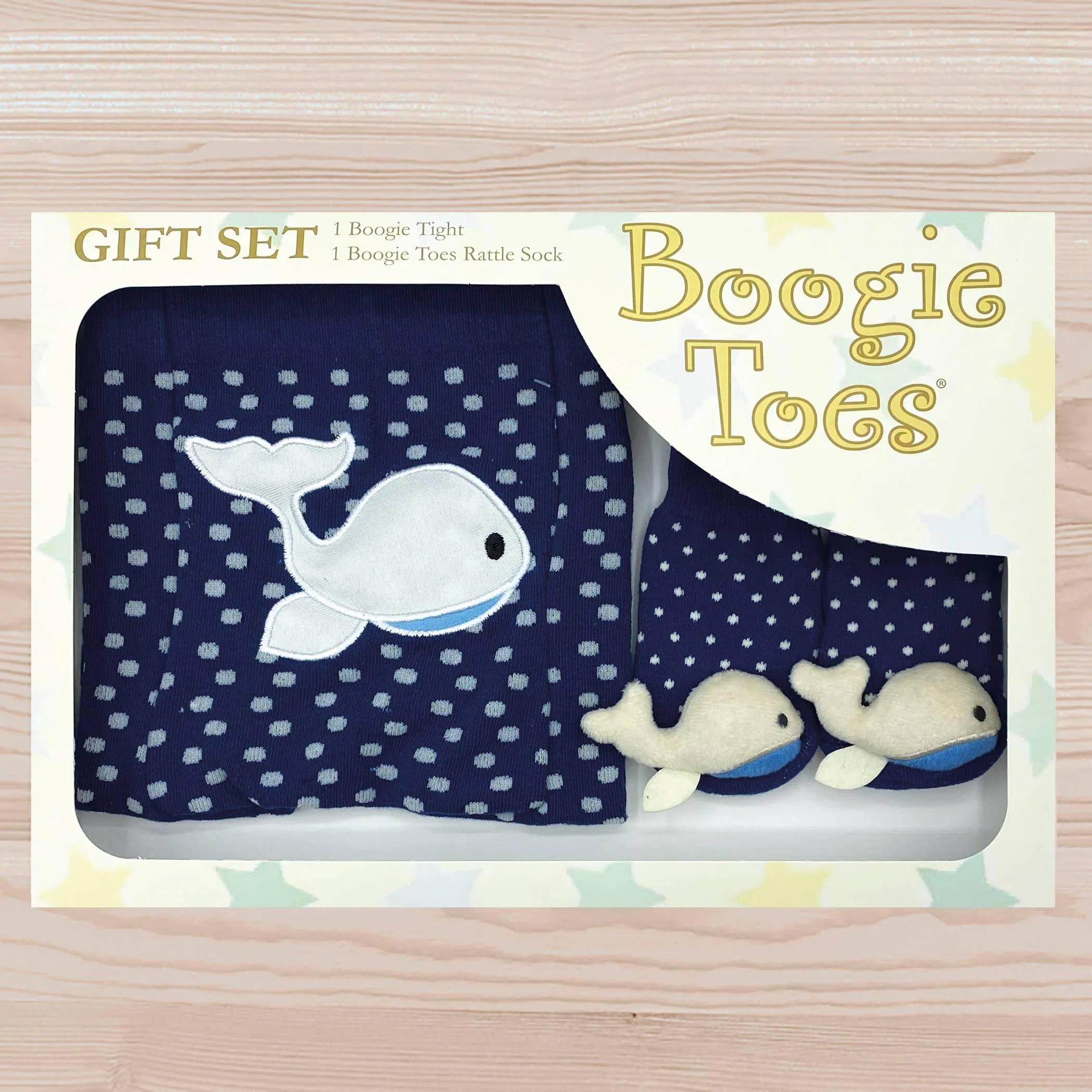 Piero Liventi "Boogie Toes" Baby Whale Socks and Tights Set