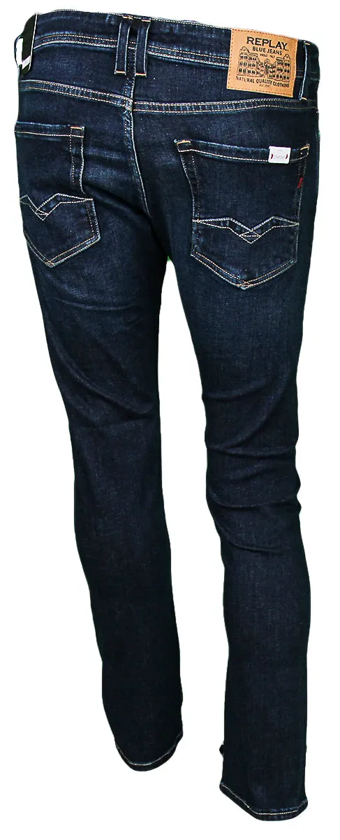 Replay Rocco Comfort Fit Blue Jeans For Men