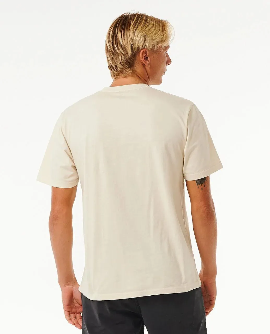 Rip Curl Surf Revival Mumma Mens Tee Vintage White