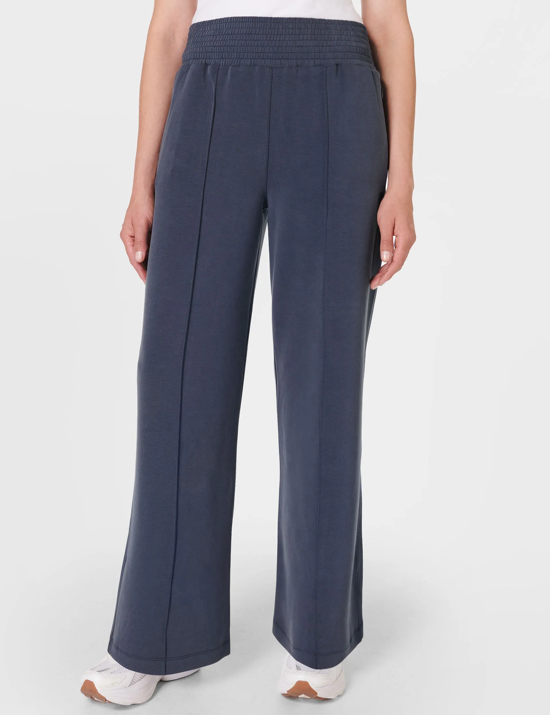 Sand Wash Cloud Weight Track Trousers - Navy Blue