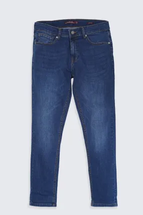 SLIM FIT LEG JEANS DARK BLUE