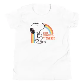 Snoopy I'm Proud of Me Kids T-Shirt