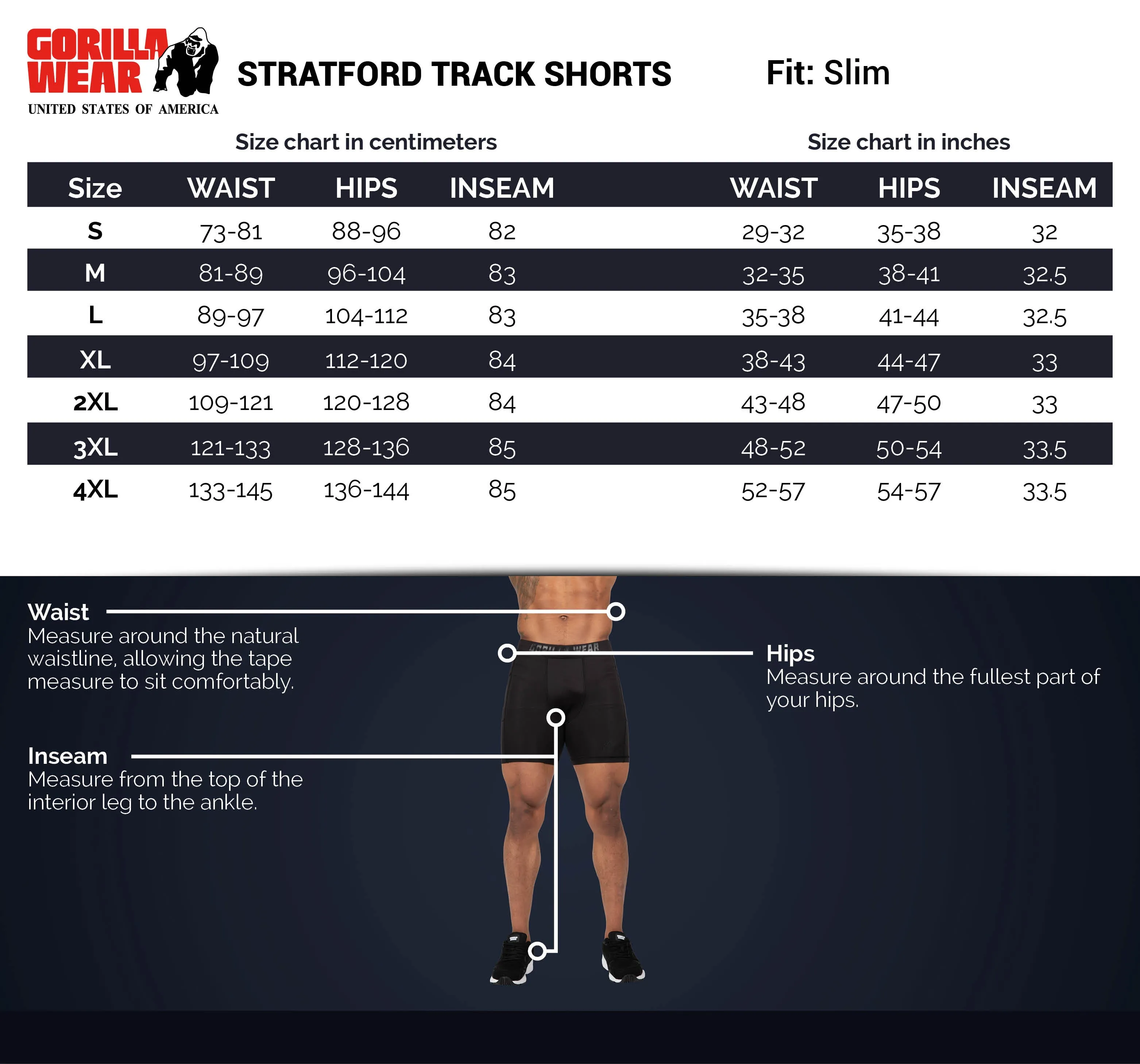 Stratford Track Shorts - Black