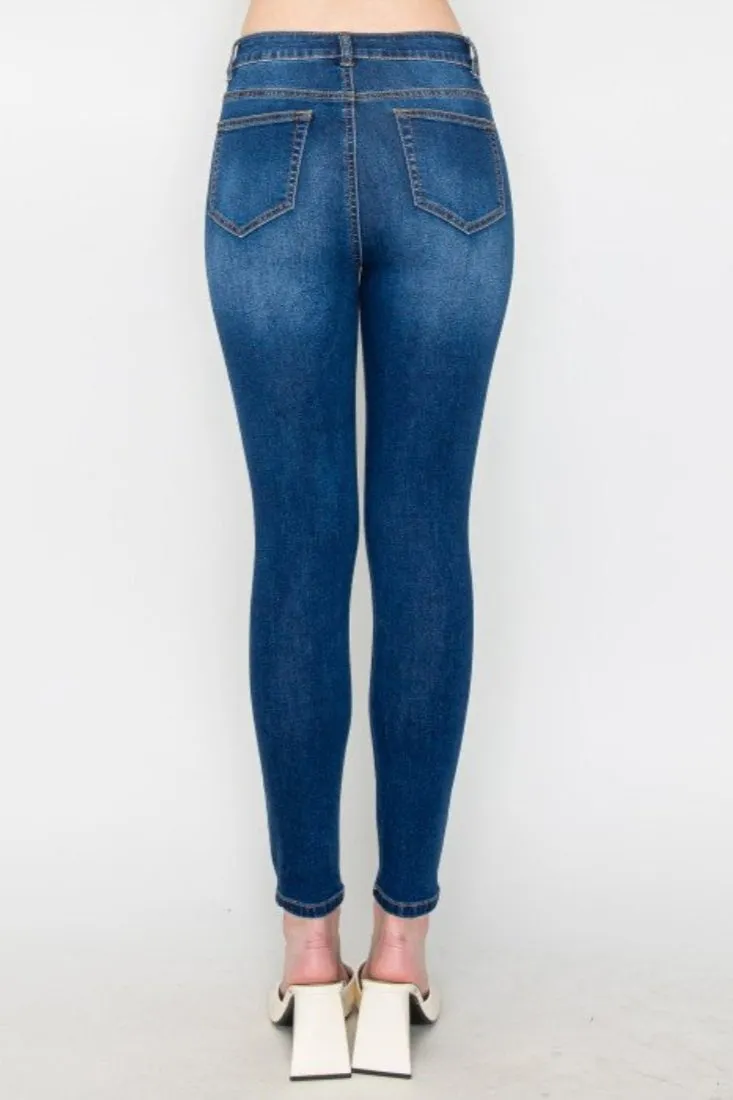 Wax Jean - Basic Super Stretchy Skinny Jeans - 90360