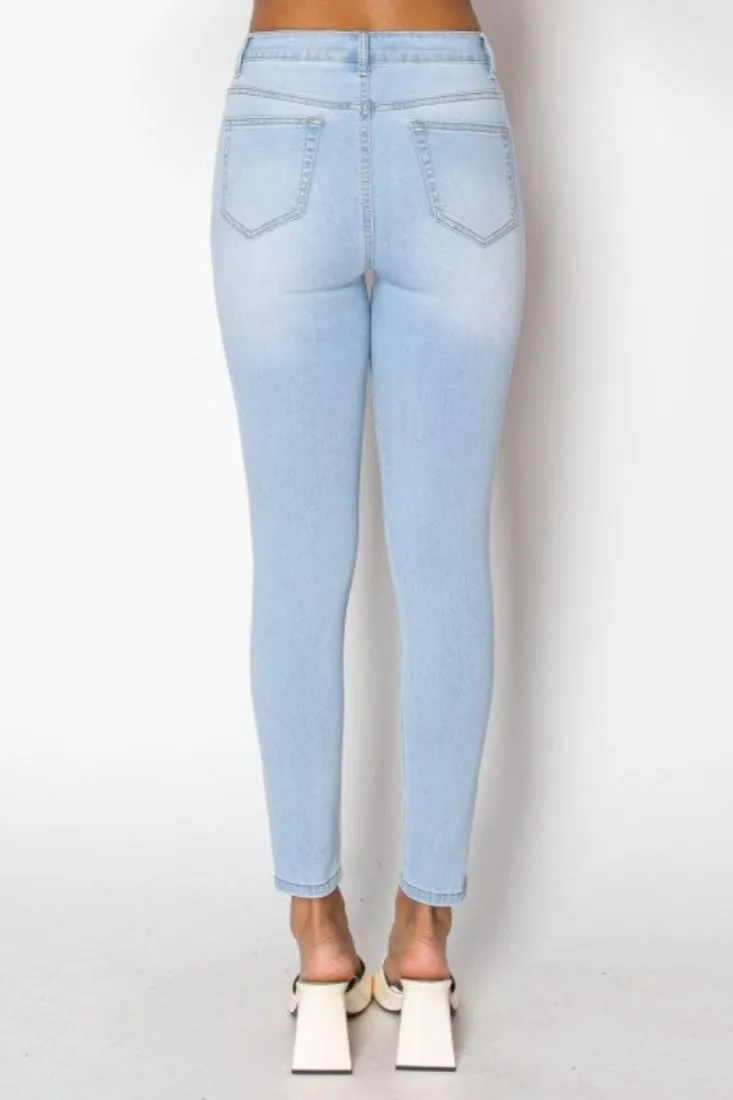 Wax Jean - Basic Super Stretchy Skinny Jeans - 90360