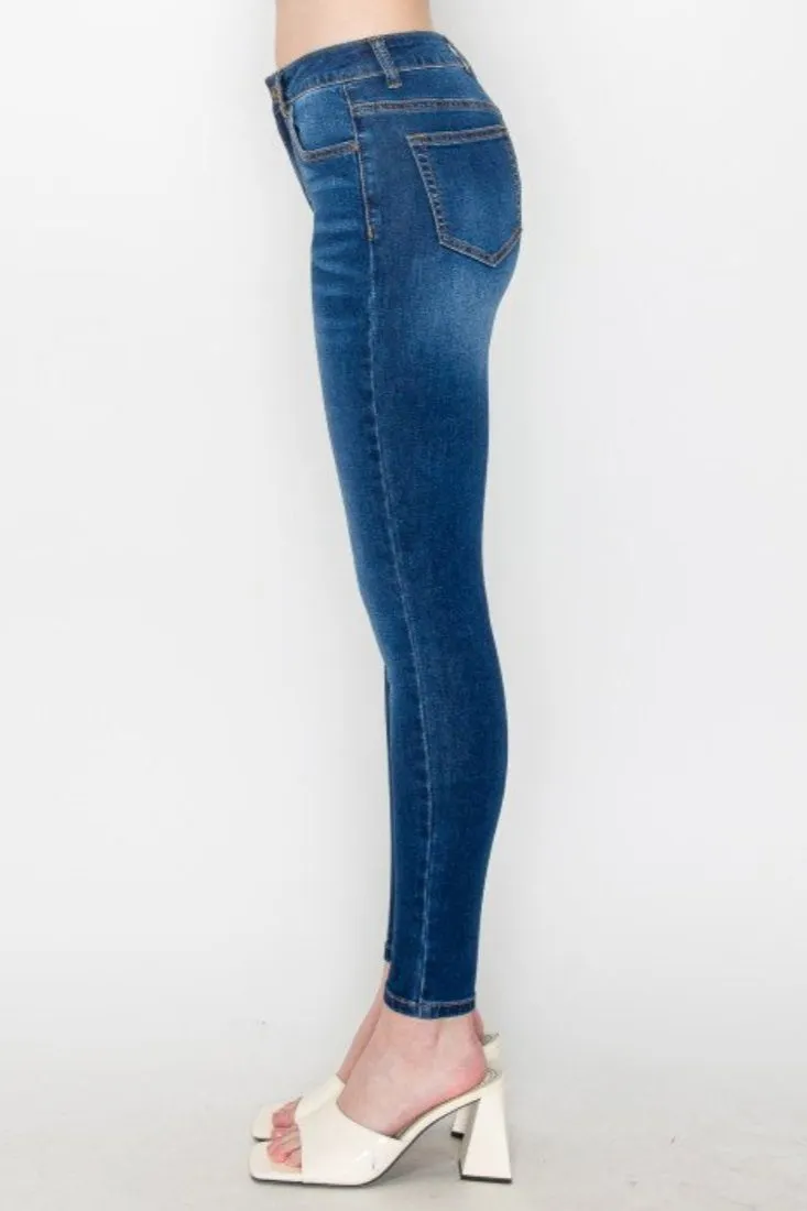 Wax Jean - Basic Super Stretchy Skinny Jeans - 90360